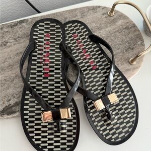 Coach Black and Gold Women's Sandals